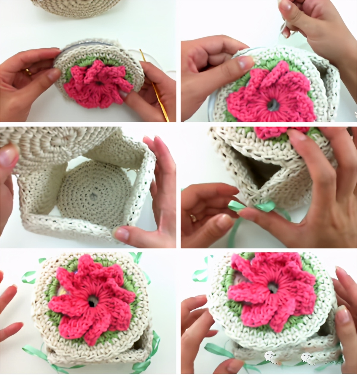 废旧光盘钩针收纳,可以钩什么物件好看又实用