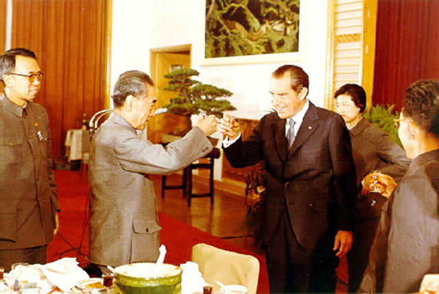 尼克松送给杭州的哪五棵树,尼克松带来的树