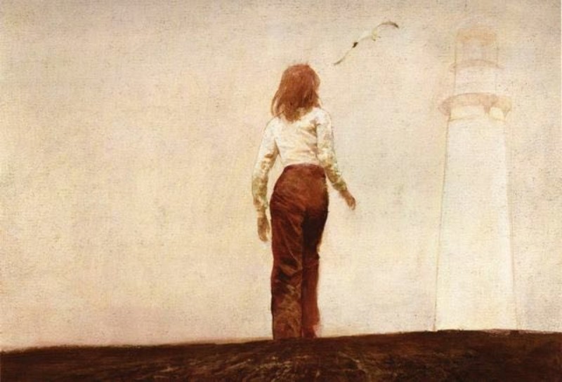 何多苓连环画雪雁,何多苓的经典创作雪雁