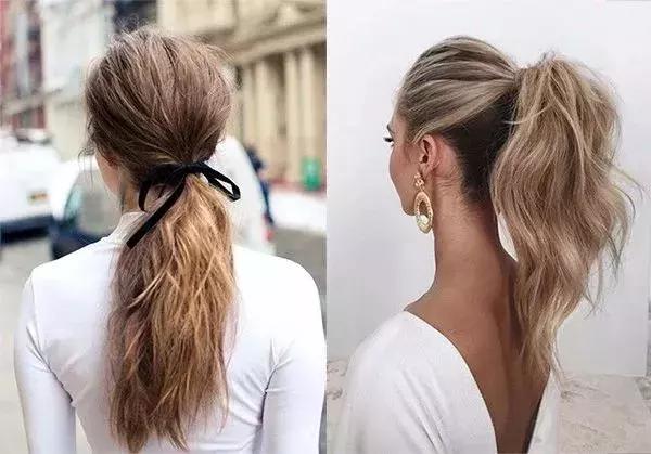 50岁洋气马尾扎法,清纯高马尾怎么扎