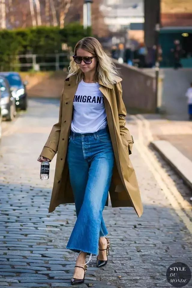 韩版风衣怎么穿最好看,这个春天的美丽穿搭