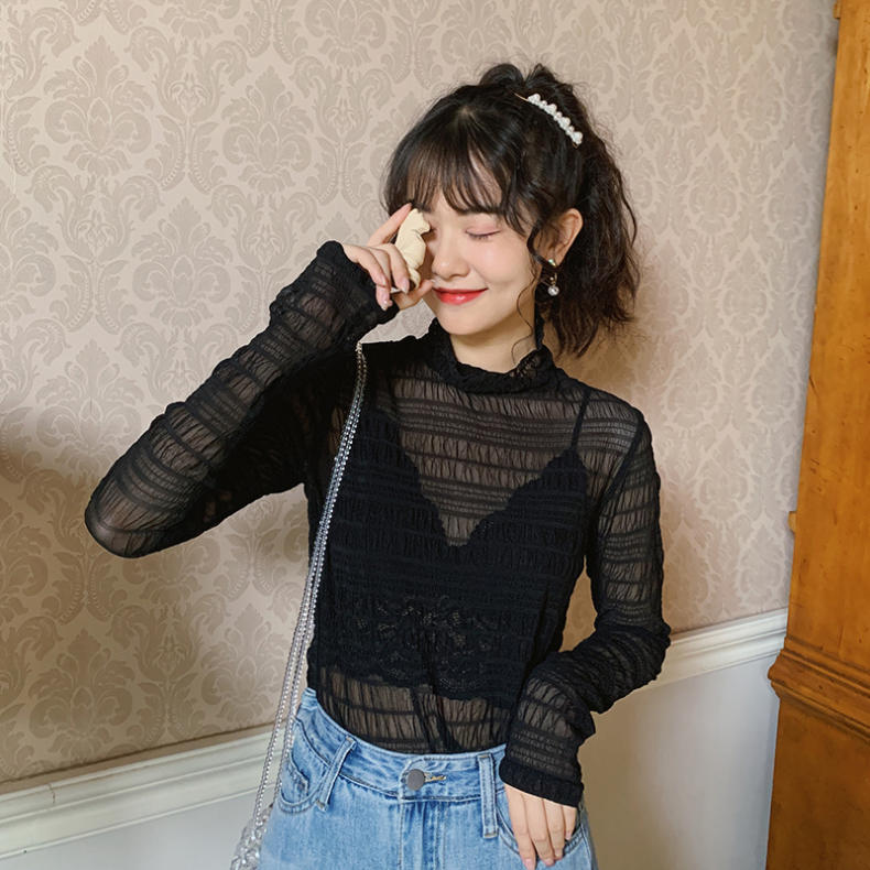 超唯美蕾丝打底衫，内在和外在同样要美丽