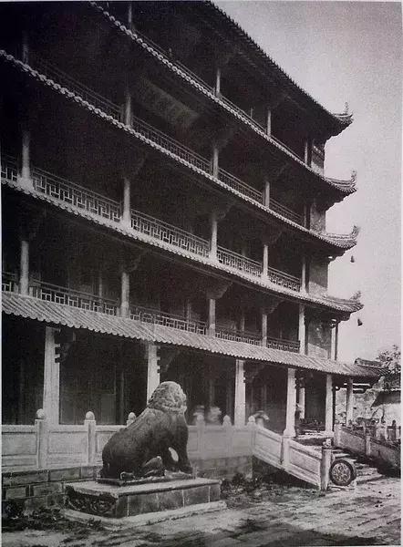 100年前中国风景建筑老照片,两亿多年前的景观