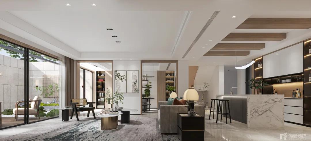 金色宝坻500m²|淡薄随性，在闲寂质朴的空间中领略岁月的沉静逸趣