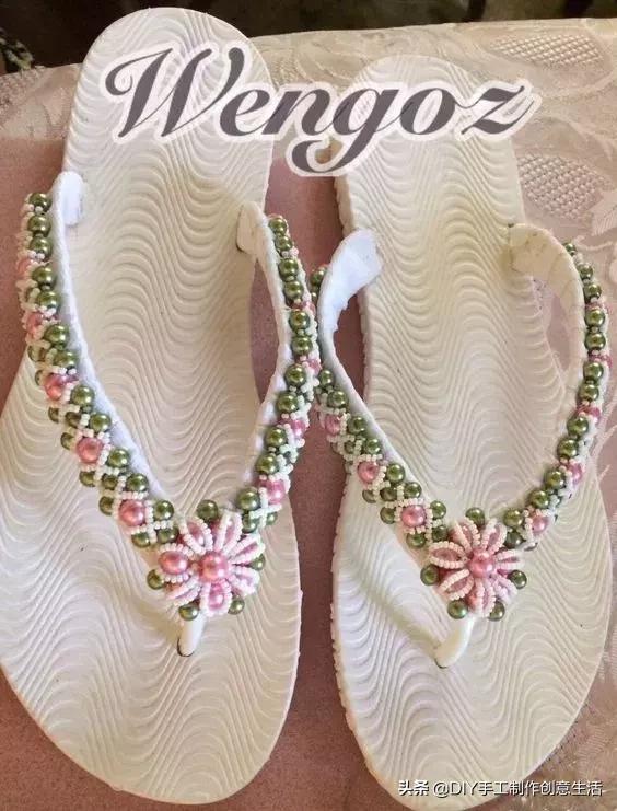 人字拖改造一下秒变时尚潮流风,穿人字拖也可以很高级