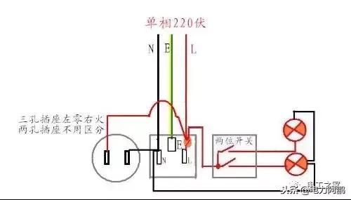 正反转开关接线图和实物图,防倒开关接线图实物图
