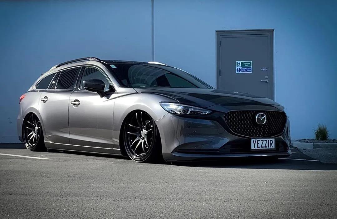 阿特兹轮毂改装案例,马自达阿特兹改装案例