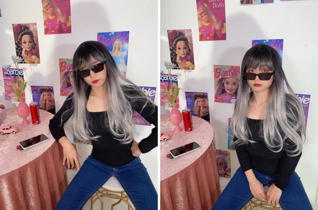 买100元之内的假发,几千元的假发实际效果