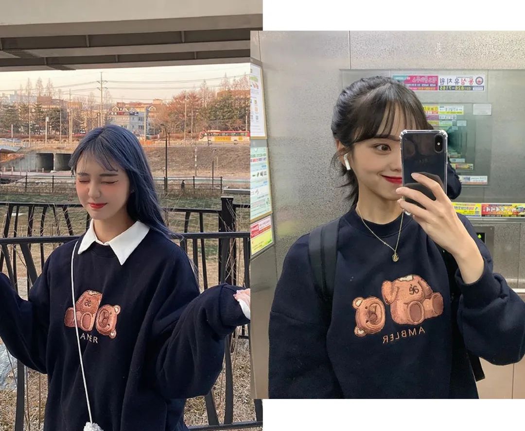 超好看的韩国原单卫衣,卫衣最新韩国款