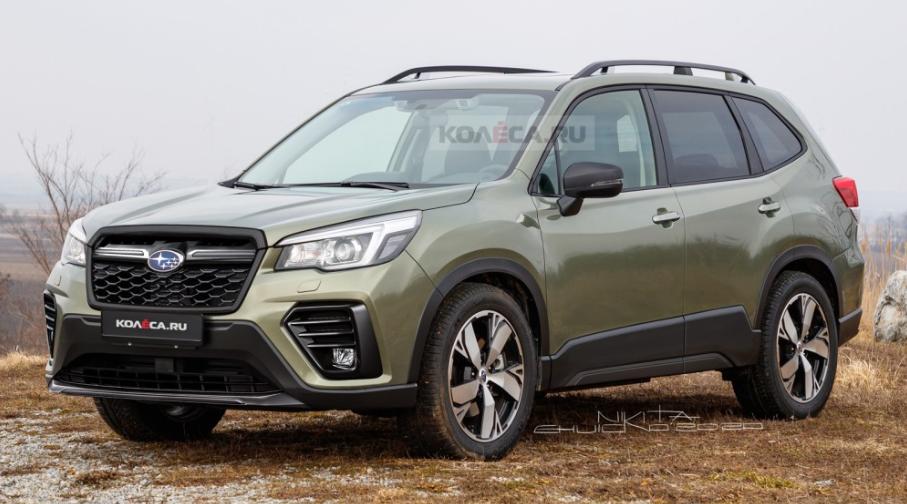 中期改款斯巴鲁森林人渲染图曝光外观有小幅变化