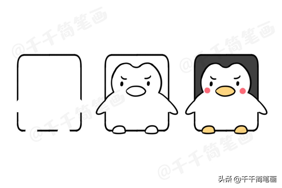 100个动物简笔画老虎,30种动物简笔画