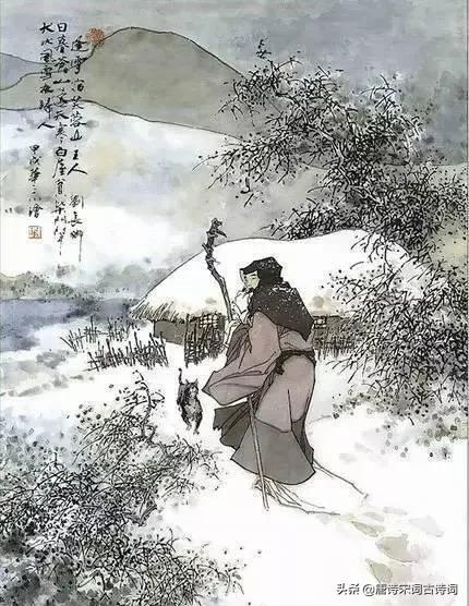 初冬下雪诗意,诗意雪天