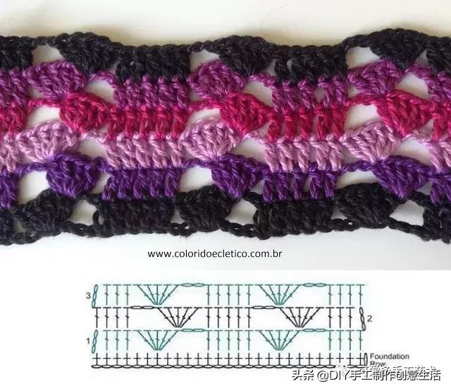 手工diy钩针编织围巾教程,diy手工编织围巾教程
