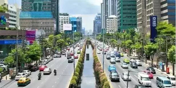 泰国曼谷繁华步行街,曼谷繁华的街