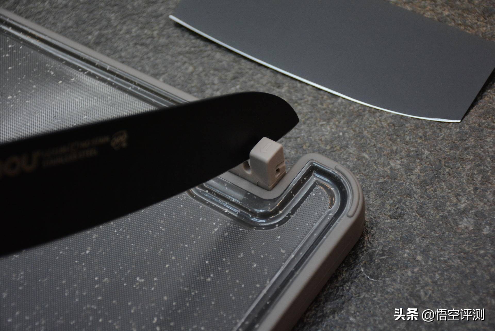 oou刀具套装评测黑白,OOU双面抗菌菜板