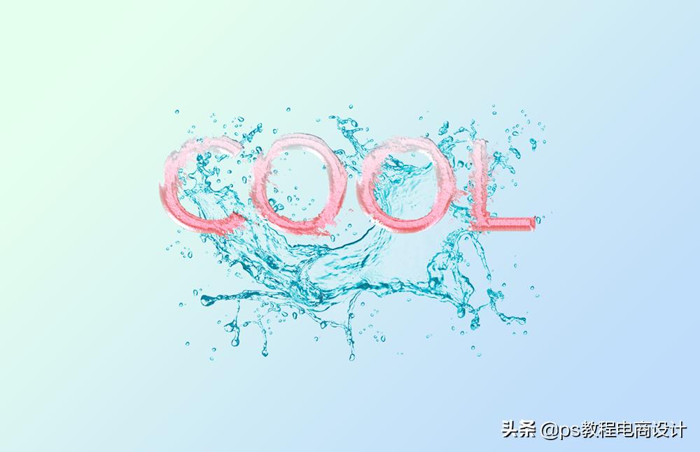 ps如何抠透明水花通道,ps怎么把人物做成水花