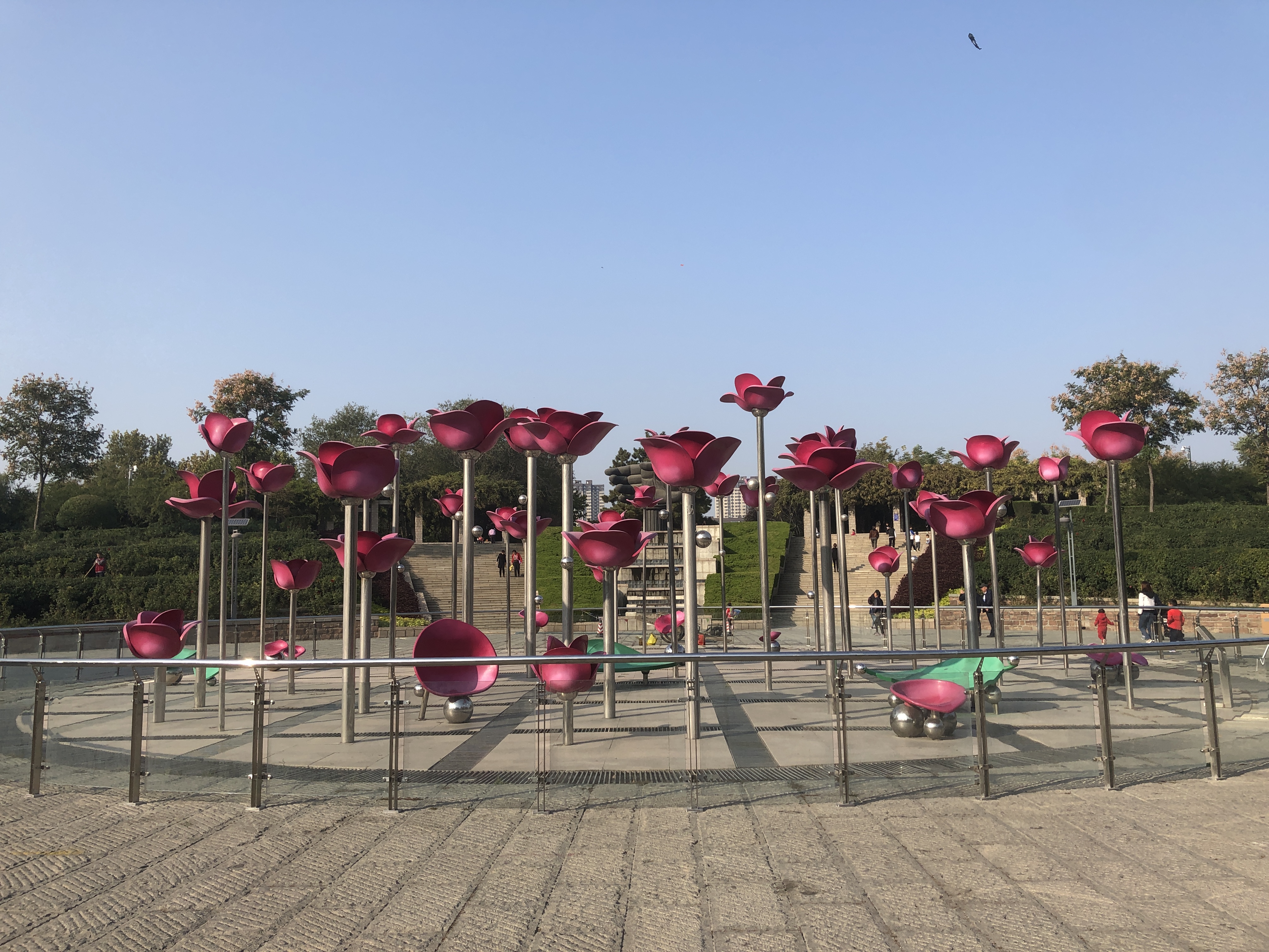 雨后的济南森林公园美景让人陶醉,济南森林公园美成“童话”