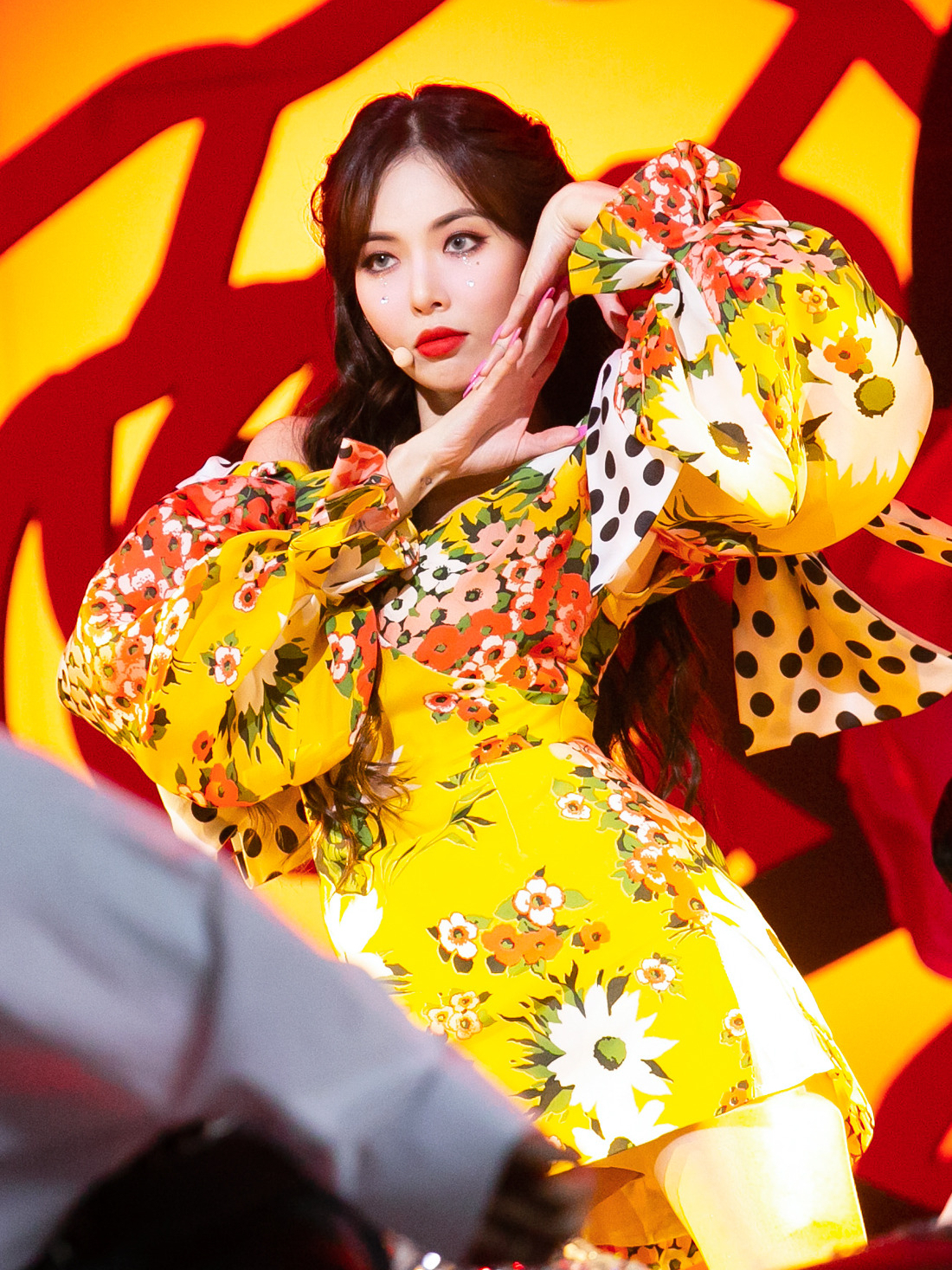 泫雅同款包臀碎花裙,泫雅bubblepop舞蹈完整版碎花裙