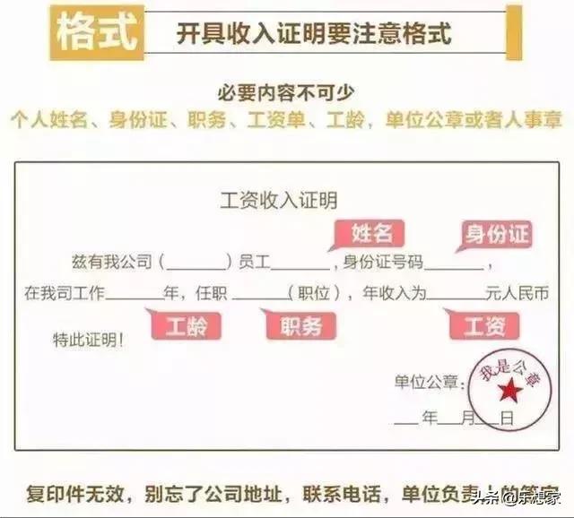 乐想资讯|*款贷**买房千万别小看“收入证明”!