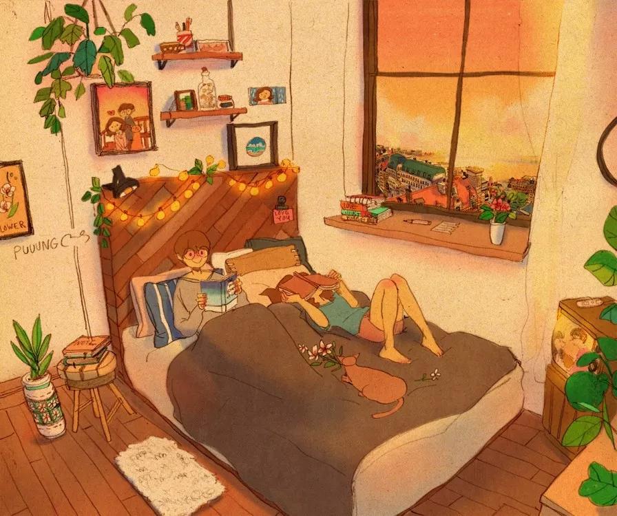 这些画也太甜了吧!!!看完只想谈!恋!爱