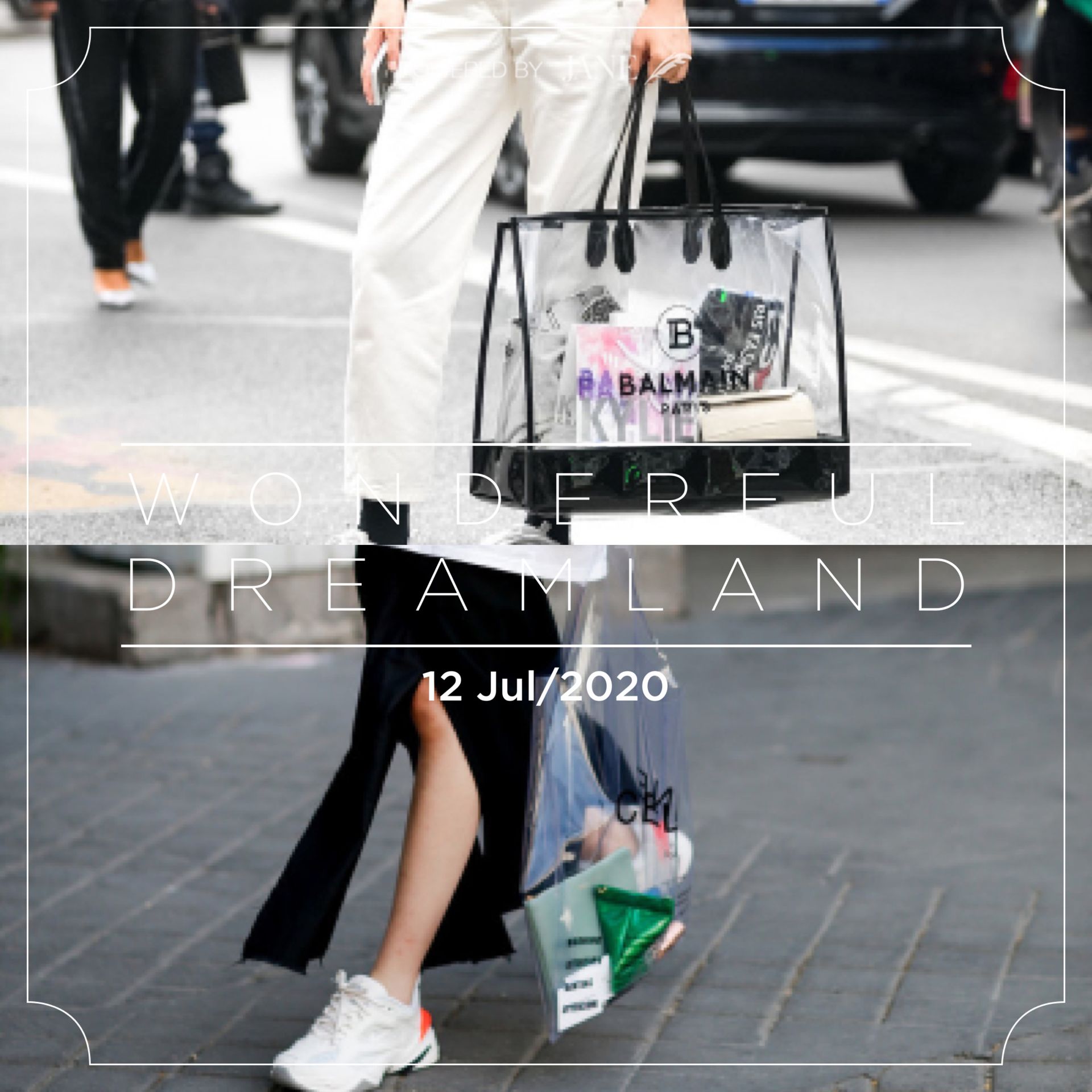 普通包包背腻了,试试“PVC”元素的包包吧,时髦吸睛很高级