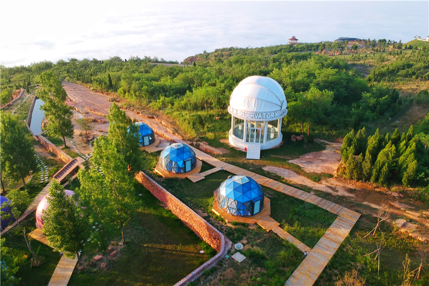 初夏河南,找寻童心,邂逅伏羲山的斜阳,一颗心萌化在云上牧场