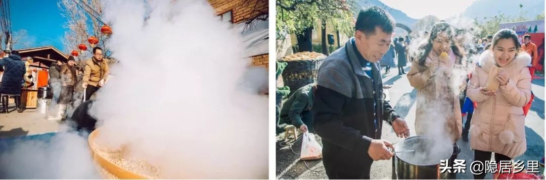 看皮影大戏逛美食大集,农村看大戏赶大集