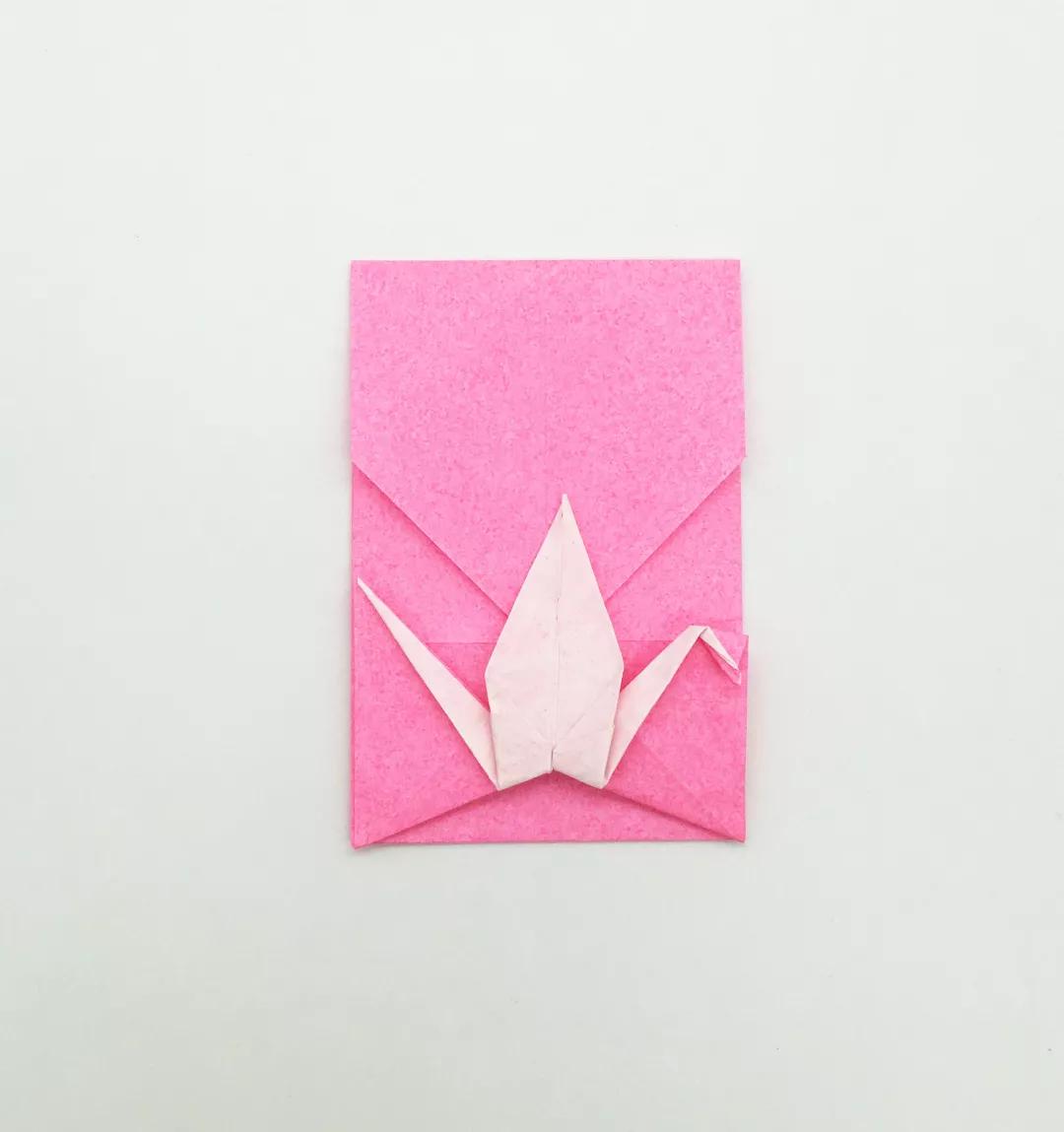 最简单的千纸鹤信封折法慢动作,折纸大全简单又漂亮的信封千纸鹤