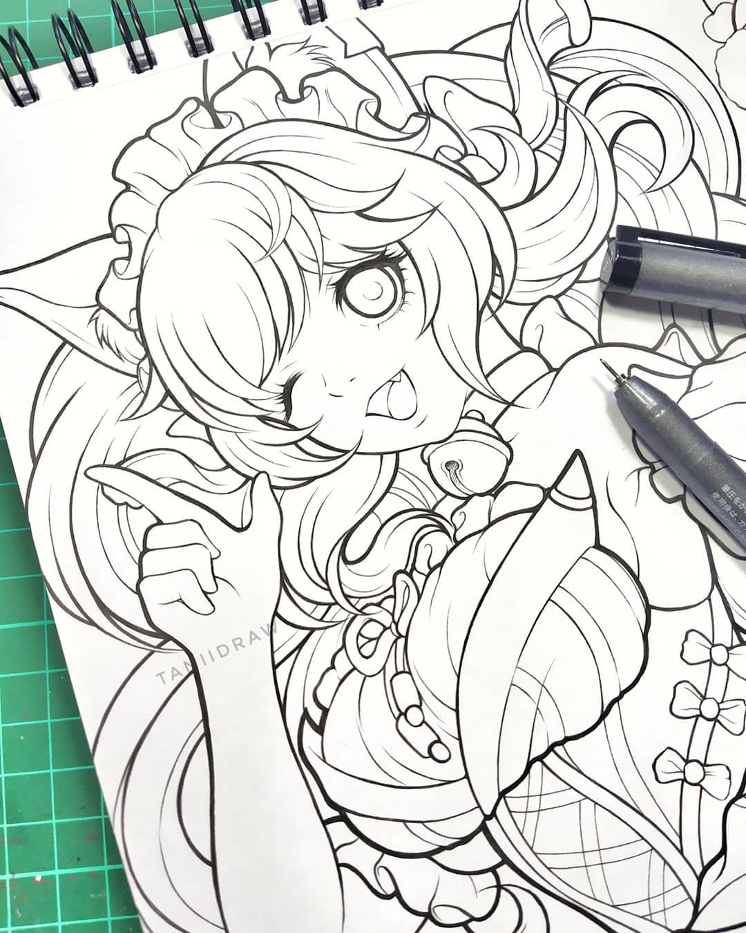 动漫60色马克笔画可爱动漫人物,touchmark马克笔手绘动漫