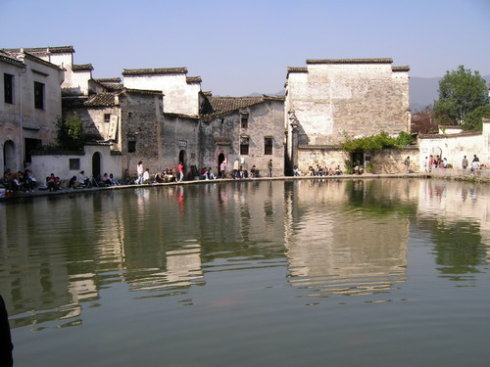 月沼在什么地方,宏村古镇月沼