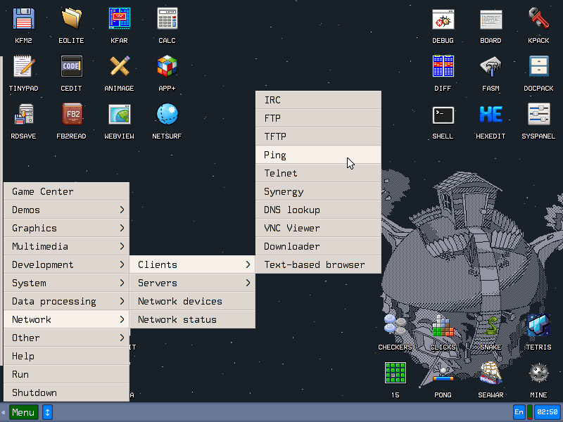 还真有一款纯汇编撸的操作系统 KolibriOS
