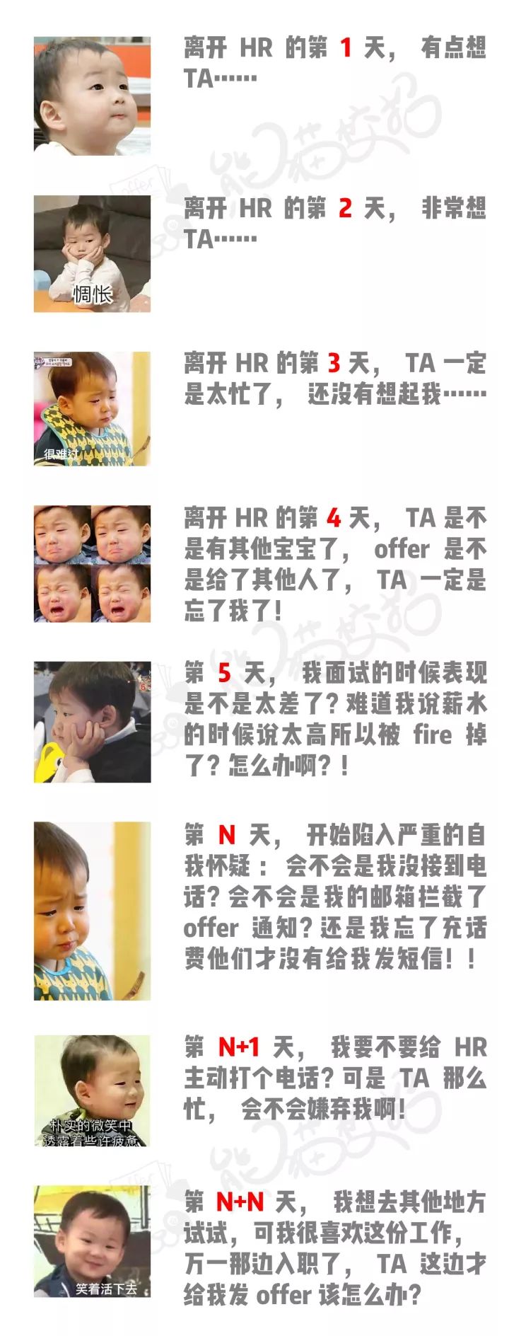 面试后的我,也是一枚戏精啊!哈哈哈哈哈(附面试后撩HR指南)