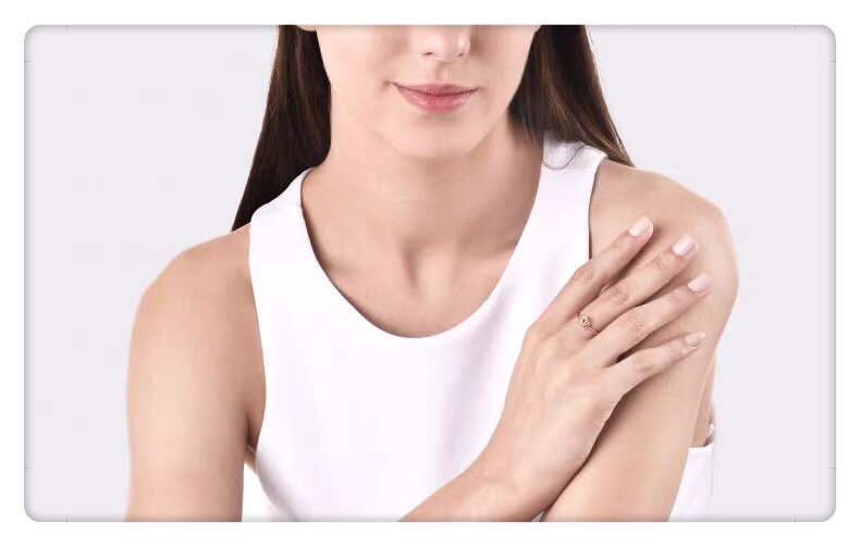 18k玫瑰金戒指皇冠二合一,黄金戒指粗点女款时尚个性