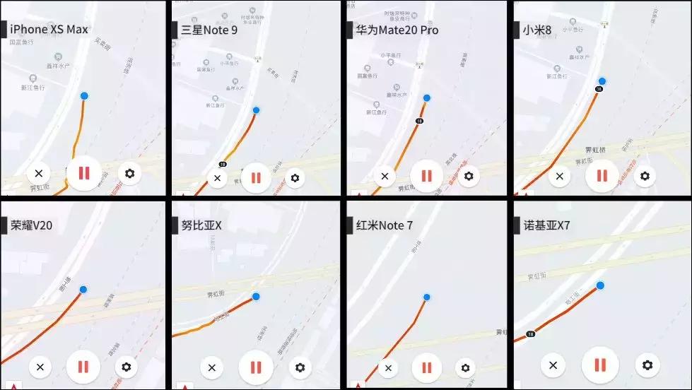 各品牌手机gps信号评测,各手机gps导航信号测试