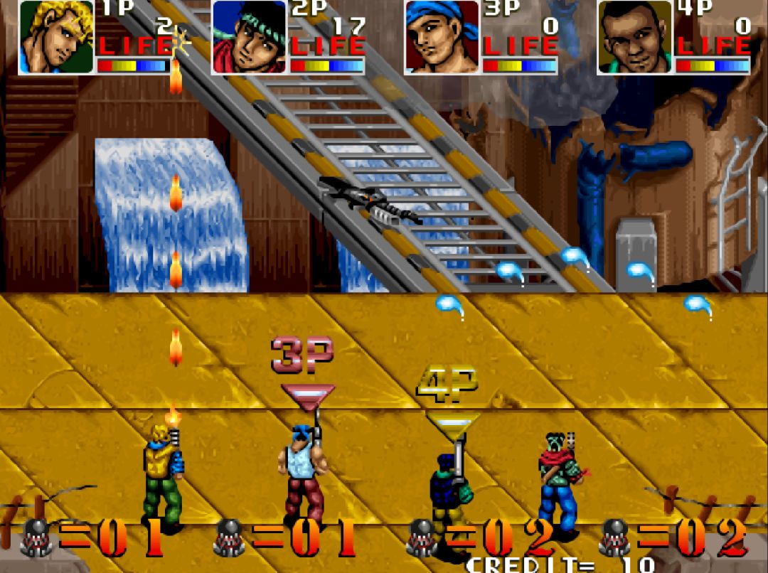 盘点街机四人玩的游戏,四人玩的街机游戏冷门