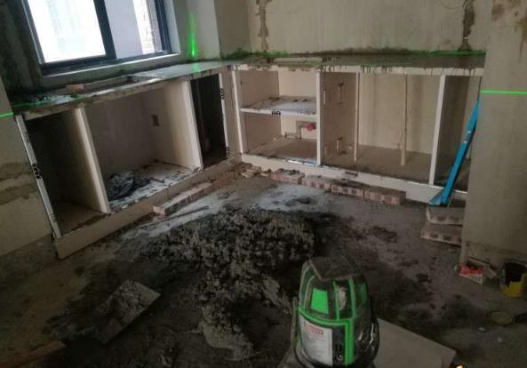 自己用瓷砖做橱柜全过程,老手艺用瓷砖做的橱柜