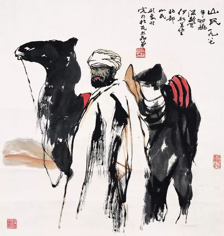 他从一个普通的美术编辑，到成就斐然的专业画家