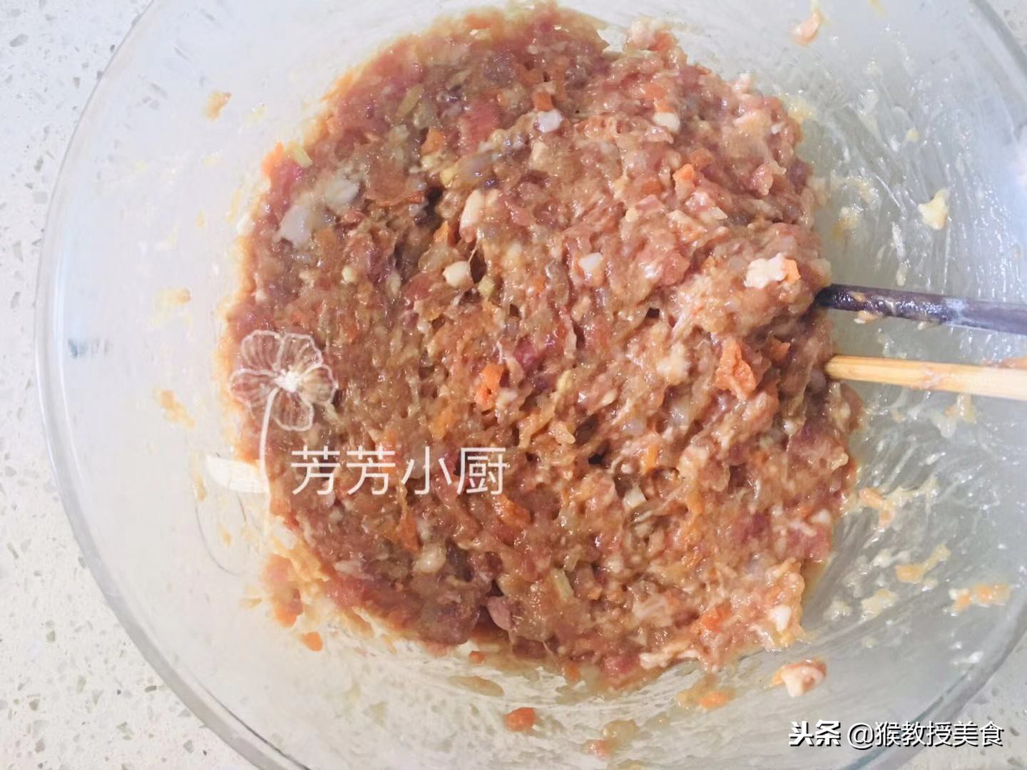 家庭版自制虾肉馄饨，好迷你很好吃，周末做点这一周的早餐都有了