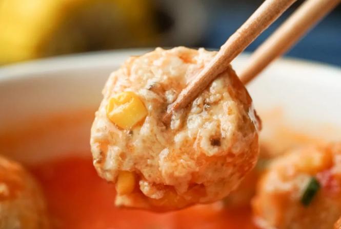 好吃又低脂的番茄鸡肉丸,正宗番茄鸡肉丸