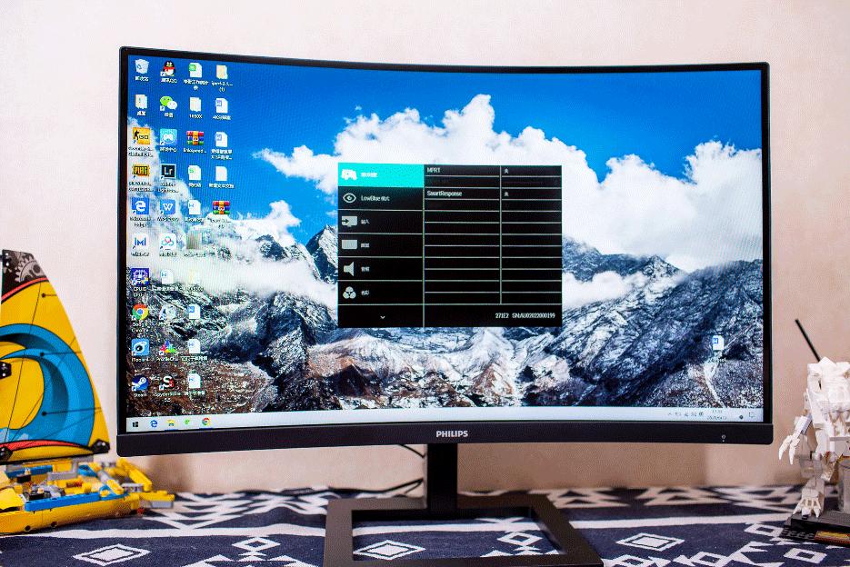 飞利浦275m7c曲面显示器测评,2千左右飞利浦2k显示器推荐