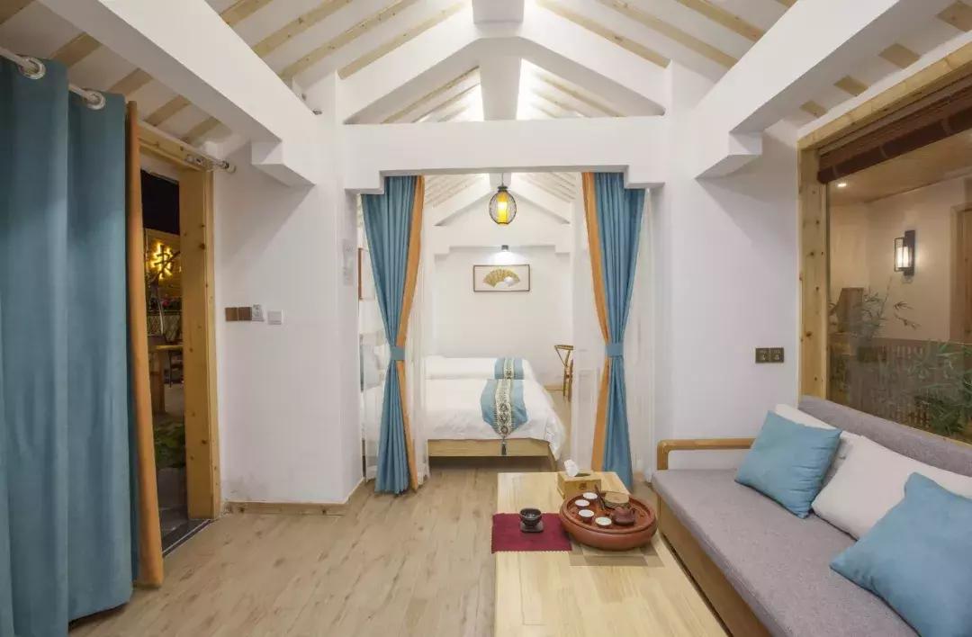 潮韵客栈,潮州古城民宿复古风格