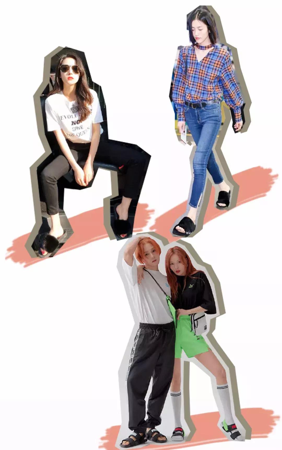 球袜拖鞋穿搭,夏季配拖鞋穿的潮款袜子