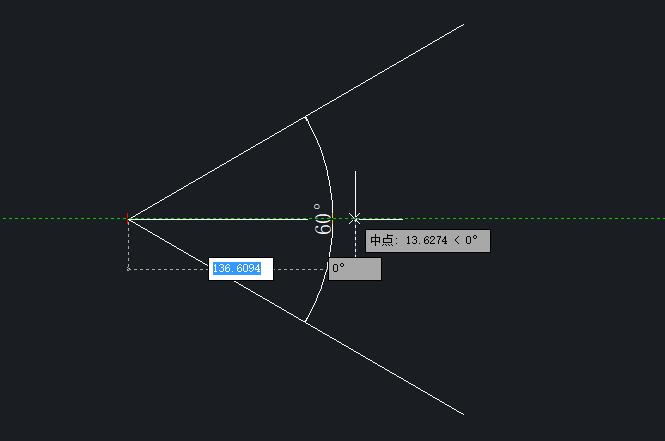 cad机械制图圆弧的画法,cad画角平分线怎么画