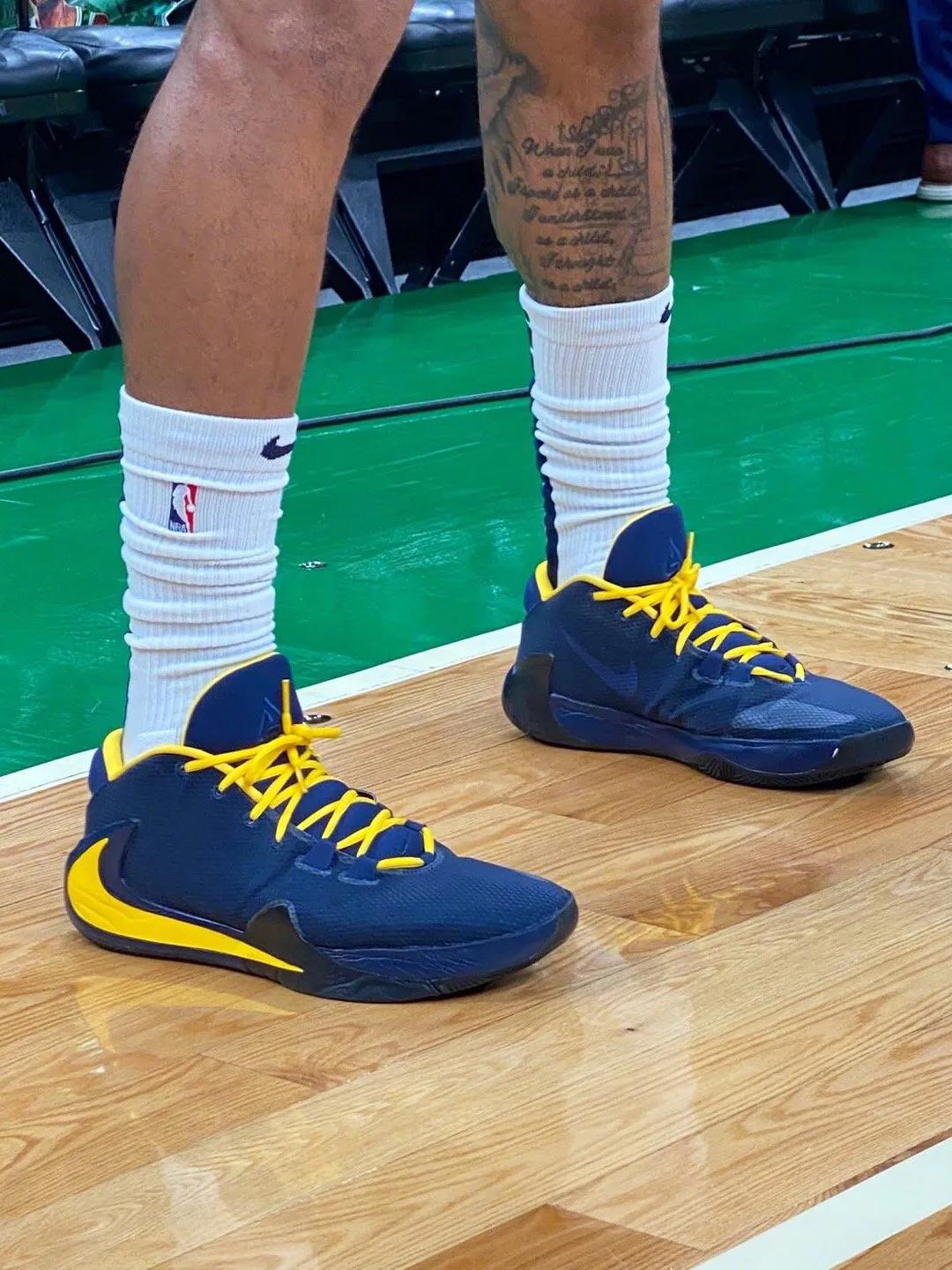 掘金勇士季后赛上脚球鞋,nba球星上脚球鞋22-23