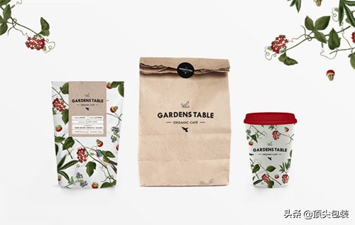 单独纹样花卉设计图案作业,以图形为主题形象的包装设计