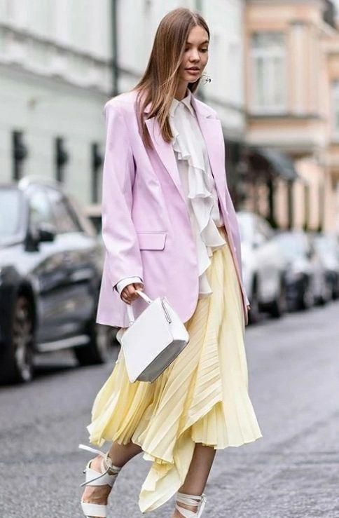 春季中长款西装外套搭配,休闲长款西装外套怎么搭配好看