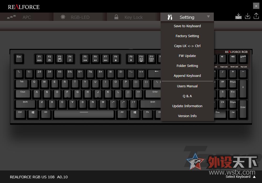 realforce燃风灰红,realforce燃风键盘