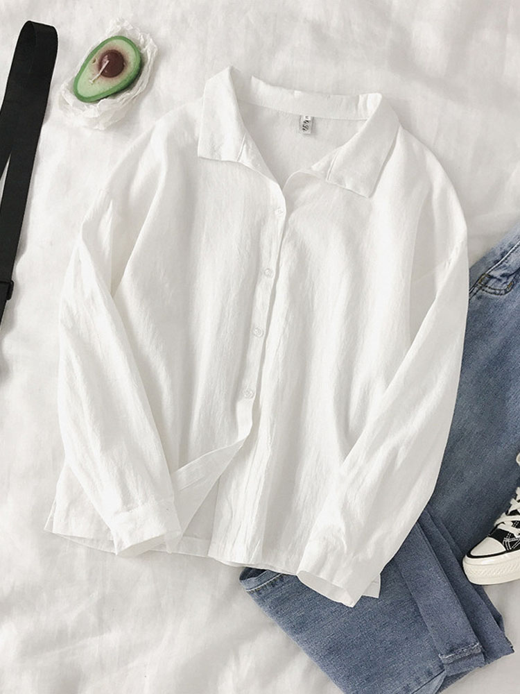 冷淡风白色衬衣高级感洋气,白衬衫简约风高冷系