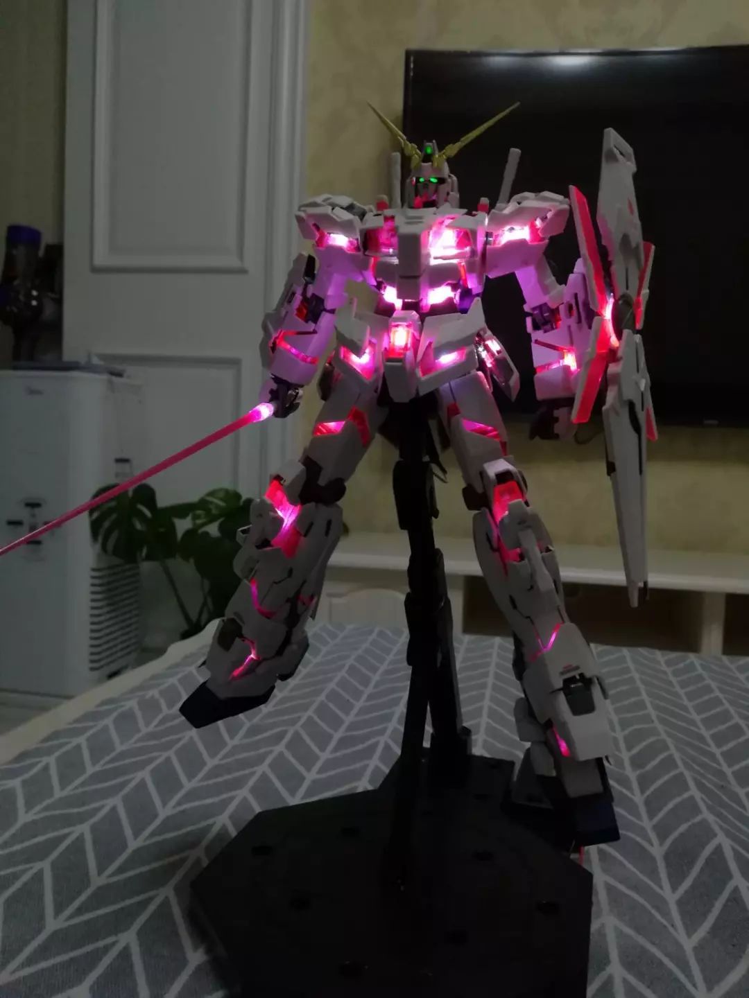 高达独角兽制作全过程,mg独角兽制作过程