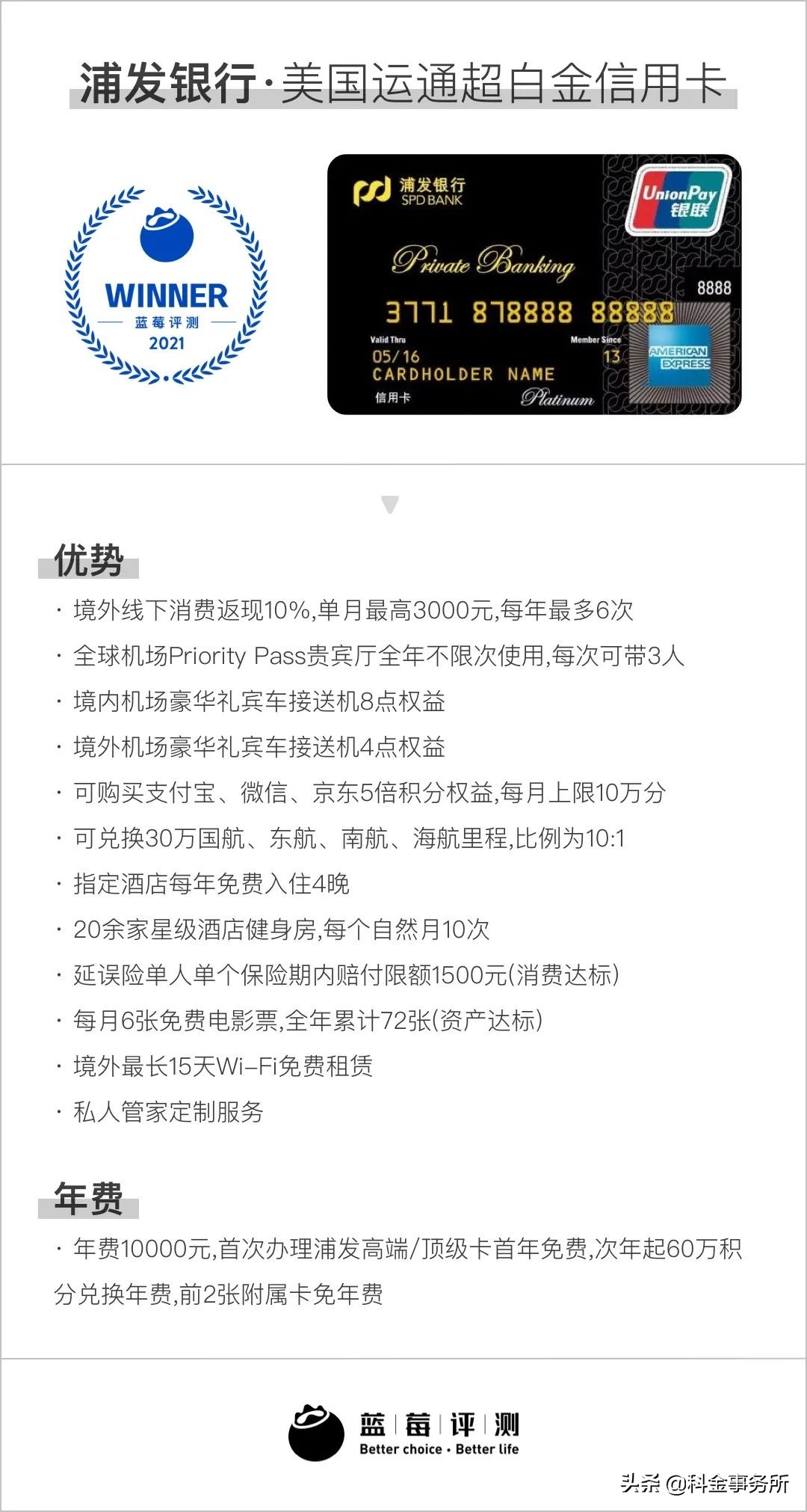 蓝莓评测年度最佳信用卡,蓝莓评测信用卡